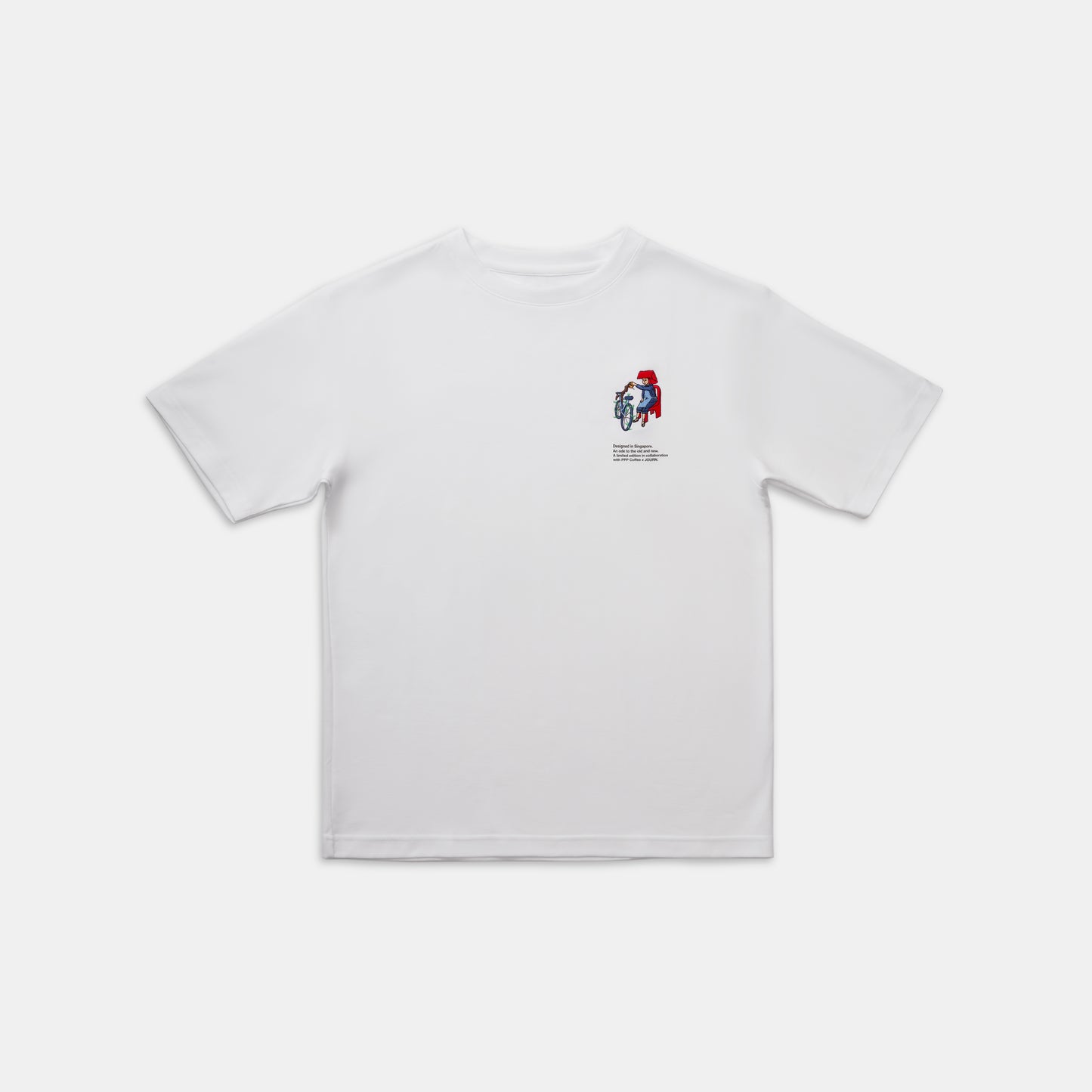 JOURN x PPP COFFEE EVERYDAY TEE | SAMSUI WHITE