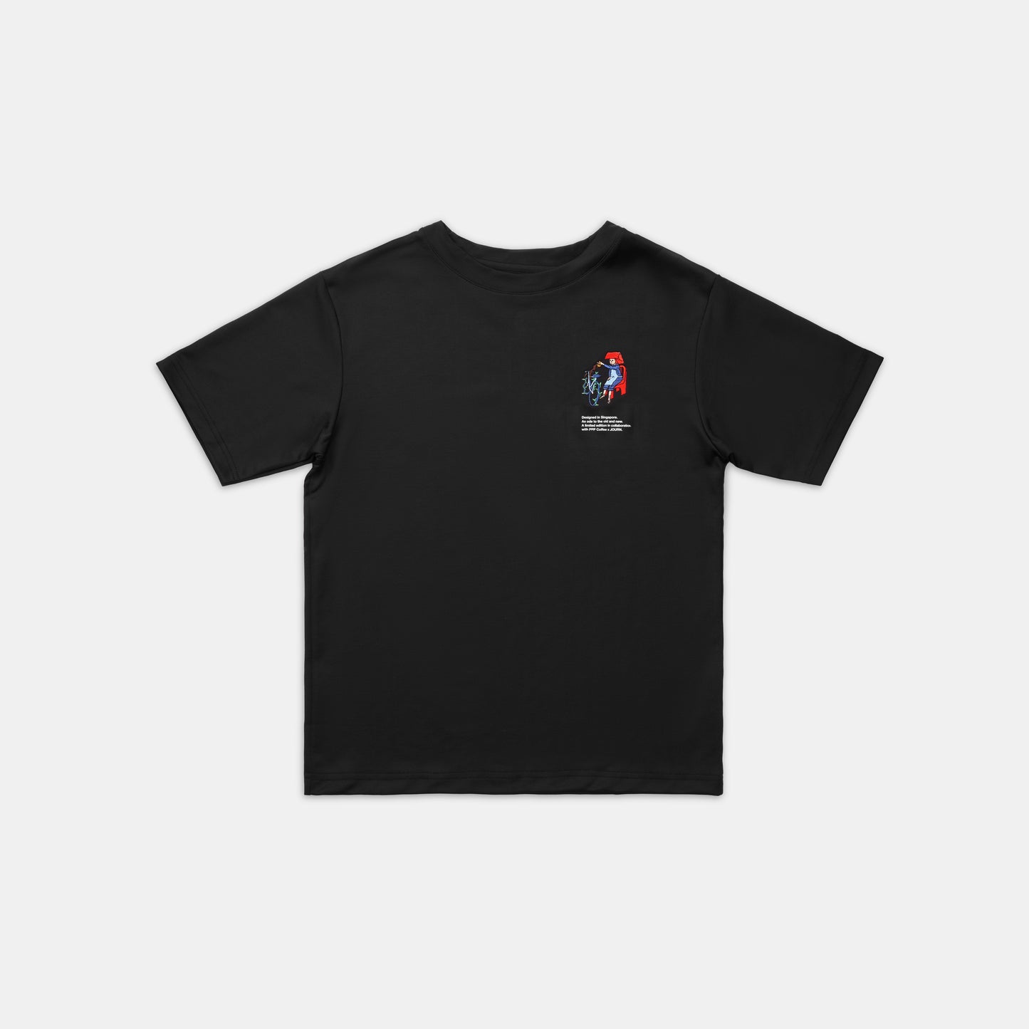 JOURN x PPP COFFEE EVERYDAY TEE | SAMSUI BLACK