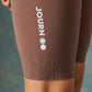 WOMEN'S MOMENTUM BIB SHORTS | DEEP TAUPE