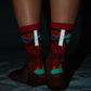 SEASON/ELEMENT SOCKS ARTIST SERIES | CHICORY COFFEE