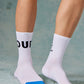 SEASON/ELEMENT SOCKS LOGO | WHITE